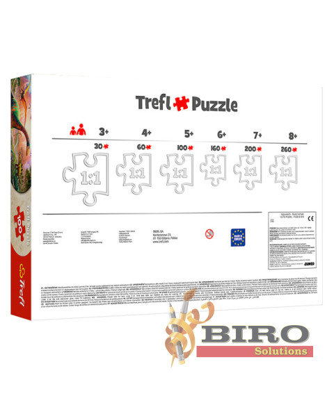 TF Puzzle "100" - "Dinosaurs land"